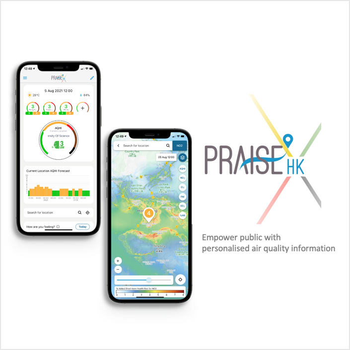 PRAISE-HK-EXP App – Your personalized air pollution exposure tracking assistant