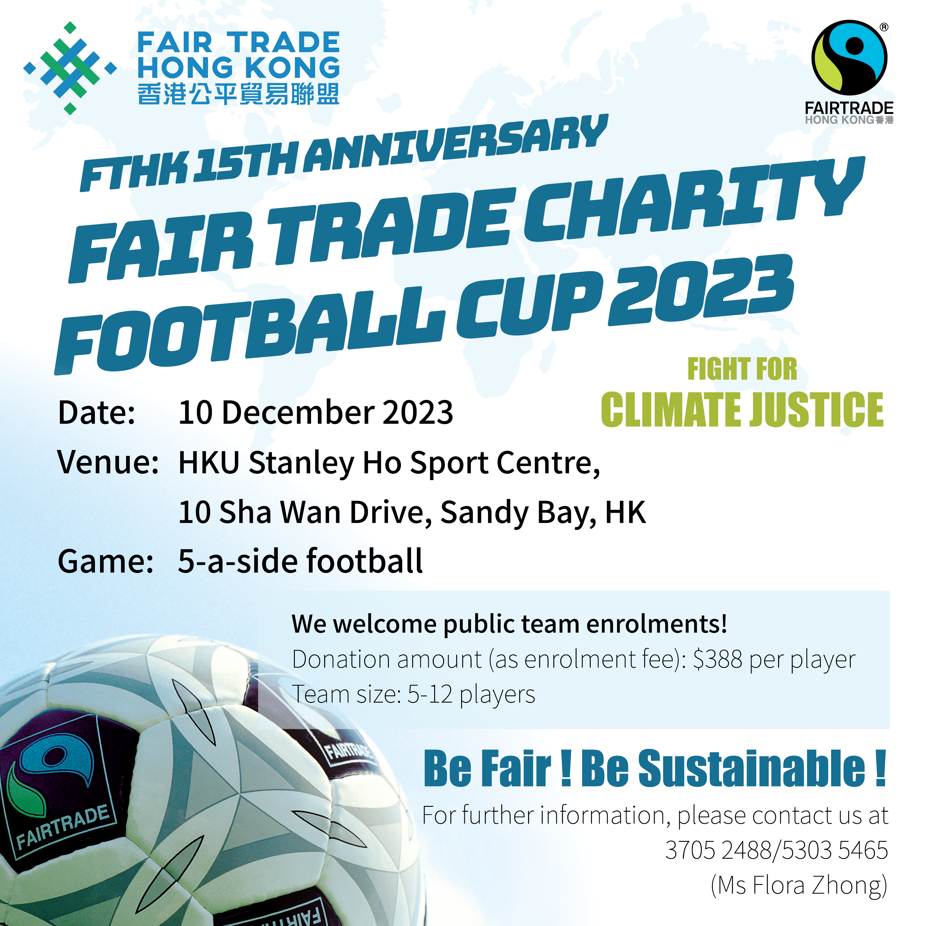 【Fair Trade Hong Kong 15th Anniversary】Fair Trade Charity Football Cup 2023