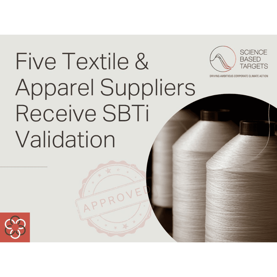 RESET Carbon Supports Five Manufacturers in the Apparel Industry to Set SBTi Validated Targets