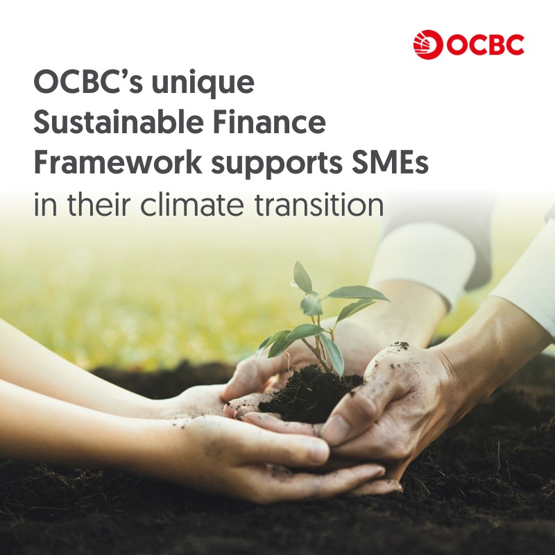 OCBC’s unique Sustainable Finance Framework supports SMEs in their climate transition