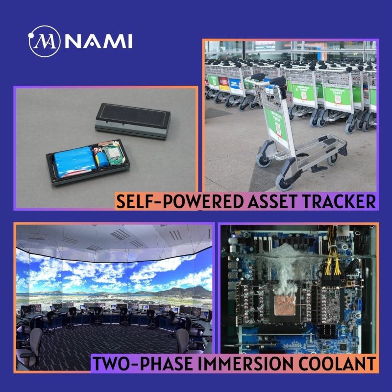 NAMI’s Sustainable Technologies for Asset Tracking Device and Thermal Management in the Era of IoT and 5G