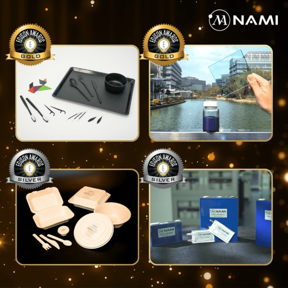 NAMI’s revolutionary technologies have stood out among hundreds of global innovations in the prestigious 2025 Edison Awards by receiving 2 Gold and 2 Silver