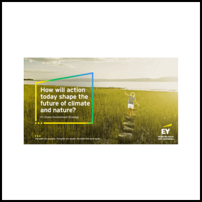How EY is Shaping a Sustainable Future through the EY Global Environment Strategy